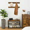 Shoe Rack with Coat Rack Hanger Hall Tree Shoe Bench Set Coat Stand