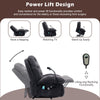Electric Lift Riser Recliner Chair Massage Chair Armchair Sofa w/Phone Holder QZ