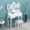 Modern Dressing Table Vanity Table Makeup Desk Dresser Set Home Bedroom Woman BN