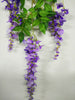 Artificial Faux Silk Wisteria Flowers Garland Ivy Plants Outdoor Hanging Decor