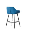 1/2X Bar Stools Velvet Metal Legs Breakfast Stools Kitchen Padded Chairs Home UK
