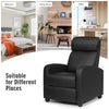 Modern Upholstered Recliner Armchair Sofa Lounge Chair Adjustable Backrest Home