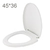 Soft Close Toilet Seat White Bathroom V Shape WC Heavy Duty Seats Anti Slam