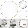 Industrial Round Metal Frame Bathroom Bedroom Glass Wall Mounted Vanity Mirror