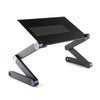 Laptop Cooling Stand Tray Holder Riser Desk Table For Bed Sofa Adjustable Metal