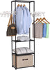 Heavy Duty Clothes Rail Rack Hanging Garment Display Stand Storage Shelf