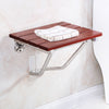 Folding Shower Seat Bench Wall Mounted Bathroom Seat Stool Elderly Disabled