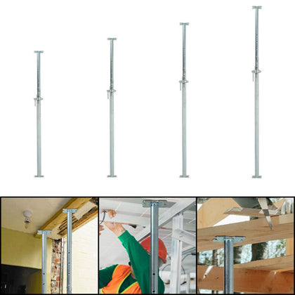 1/2x Adjustable Acrow Acro Props Zinc Plated Builders Floor Props Strong Support