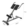 Home Fitness Workout Roman Chair Hyperextension Back Extension Bench Foldable UK