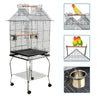 139cm Play Top Large Metal Bird Cage Parrot Budgie Finch Canary Cockatiel Aviary
