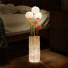 Nordic Hand-Woven Flower Vase Floor Lamp Vertical Light Bedroom Bedside Lamp Dec