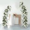 Artificial Flower Row Arrangement DIY Wedding Arch Top Table Backdrop Deco 100CM