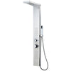 Bathroom Shower Thermostatic Shower Panel Column Tower With Body Jets Twin Head