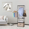 Heavy Duty Clothes Rail Rack Hanging Garment Display Stand Storage Shelf