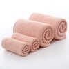 Pack of 4 100% Cotton Bath Sheet Towel Set Face Towel Beach Towel Soft Bath