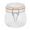 Glass Storage Jars Airtight Clip Top Lid Food Preserve Preserving Jar 500ml x 3