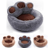 Soft Dog Nest Bed Cat Pet Basket Cushion Sofa Kennel Bear Paw Washable