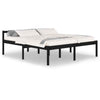 Bed Frame Black Wood Pine 180x200cm 6FT Super King GHB