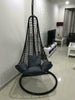 Hanging Egg Chair Cocoon With Cushion Rattan Style Double Single White Black New