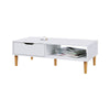 TV Cabinet Vintage TV Stand Console Table TV Unit Centre Table with Storage Cube