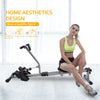 12-Gear Fitness Adjustable Magnetic Rowing Machine Rower w/ LCD Digital Monitor