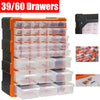 Multi Drawer Cabinet Storage Chest Garage Organiser Screw Nail Bolt Craft Bit UK