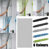214x90CM Aluminum Door Curtain Metal Chain Fly Insect Blinds Screen Pest Control