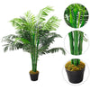 1.3m Artificial Palm Tree Indoor Decor Tropical Green Plant Home Office 5-Branch