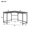 Corner Desk Study Table L shaped for Computer PC Laptop Home Office Workstation