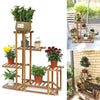 6 Tier Plant Stand Corner Dispaly Shelf Ladder Planter Flower Pots Garden Rack