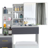 Dressing Table With Mirror Drawers Stool Set Bedroom Makeup Desk Vanity Table