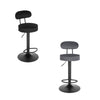 1/2x Bar Stool Kitchen Swivel Gas Lift Barstool Adjustable Height Breakfast Pub