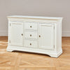 Wilmslow White Painted Large 3 Drawer 2 Door Sideboard SLIGHT SECONDS-WLM26-F233