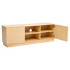 Solid Wood Vintage TV Stand Storage Drawers Cabinet Entertainment Console Table