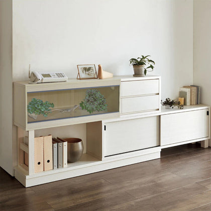 Wooden Tetrapod Reptile Snake Lizard Housing Habitat Home Reptile Vivarium House