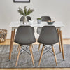 Dining Table and Chairs 4 6 Set Wooden legs Retro dining Room Chair Grey Kitchen