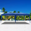 OUTVITA 3 x 6m Pop Up Gazebo Height Adjustable Party Tent w/ Storage Bag Blue UK