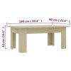 Coffee Table Room Couch Side Sofa Table Engineered Wood Multi Colours