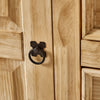Modern 1 Door Chest of Drawers 4 Solid Pine Bedroom Wardrobe Sideboard Cabinet
