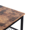Computer Desk Working Study Writing PC Table Home Office Student with Book Shelf