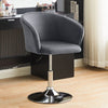1 Pcs Salon Barber Chair Faux Leather / Velvet Seat Gas Lift Adjustable Stool