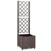 Tall Garden Lattice Planter Flowerpot Trellis Climbing Rectangular Plant Box