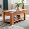Coffee Table With Storage Lift Top Up Drawer Shelf Wooden Living Room Furniture