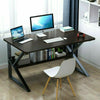 Home Office Computer Desk Study PC Writing Table Workstation 2 Shelf Furniture