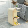 3-Piece Kids Table & Chair Set Children Wooden Activity Table Bench Storage Desk
