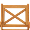 Outdoor Dining Chairs 8 pcs Solid Wood Acacia B7U3