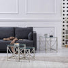 Nest of Coffee Tables Set 3 Piece - Nesting Sofa End Side Table For Living Room