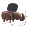 Upholstered Animal Shaped Ottoman Ride-on Footrest Stool Rest Seat TOY Kids New