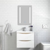 500 600 800mm Wall Hung Vanity Unit with Basin 2 Drawers Bathroom Cabinet Design