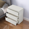 Wood Bedside Cabinet Chest of Drawers Side End Table With Drawers Black White